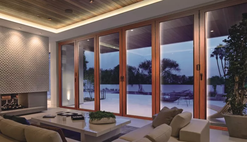 Non-Insulating Aluminum Alloy Folding Door